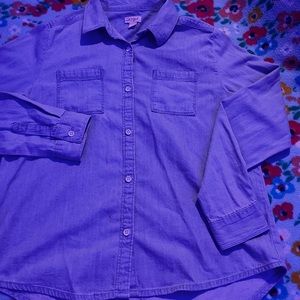 Never worn blue button down “no tag”